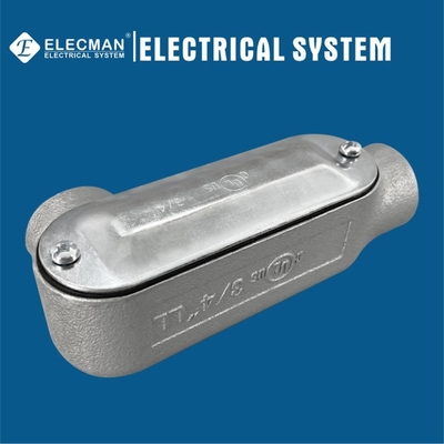 IMC Rigid Form 5 Condulet Malleable Iron Threaded LL Conduit Body 4"