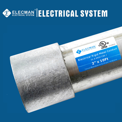 2 Inch UL6 HDG Rigid Steel Conduit (RSC Conduit) Electrical Cable Conduit